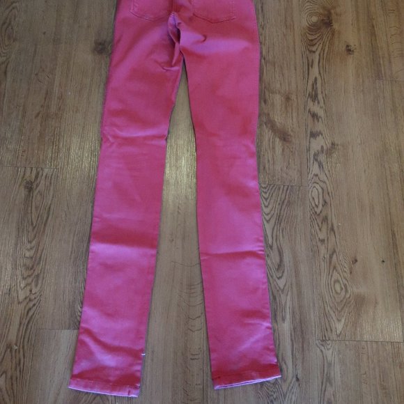 ALICE + OLIVIA CRANBERRY SKINNY JEANS SZ 0* - Picture 4 of 6